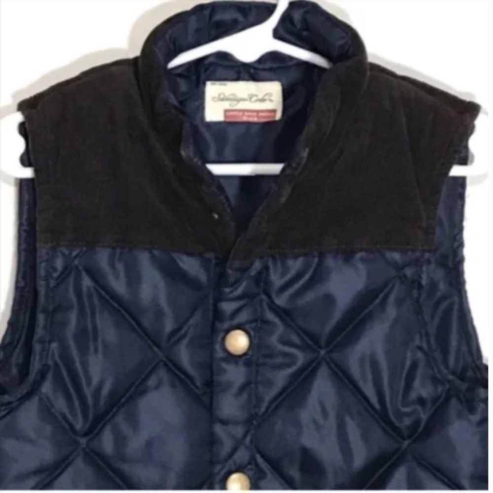 Sovereign Code Navy Quilted Puffer Vest - Picture 8 of 9